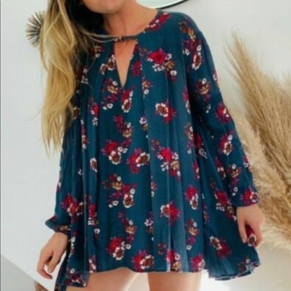 Free People Tree Swing Tunic Small‎
